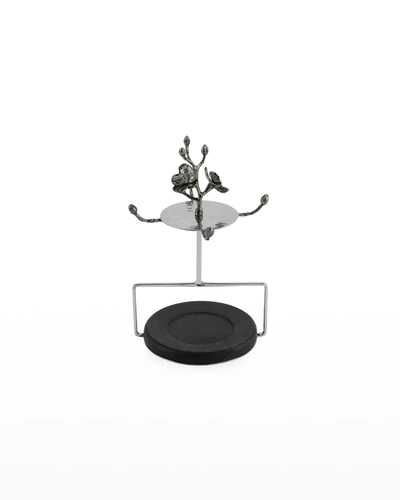 Michael Aram Black Orchid Demitasse Cup & Saucer Set With Stand
