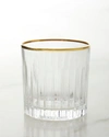 NEIMAN MARCUS PISA COLLECTION DOUBLE OLD FASHION GLASSES, SET OF 4,PROD244650349