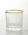 Neiman Marcus Pisa Collection Double Old Fashion Glasses, Set Of 4
