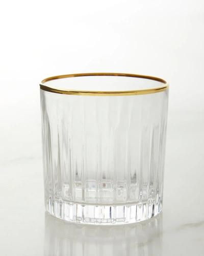 Neiman Marcus Pisa Collection Double Old Fashion Glasses, Set Of 4