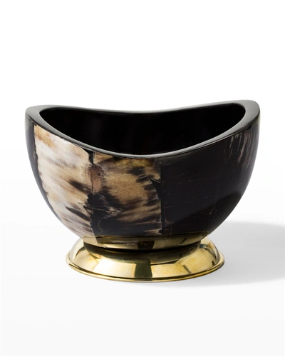 Ladorada Accent Bowl With Brass Base