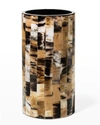Ladorada Horn Domino 10" Cylinder Vase