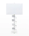 COUTURE LAMPS JACOBS MARBLE & CRYSTAL TABLE LAMP,PROD245620071