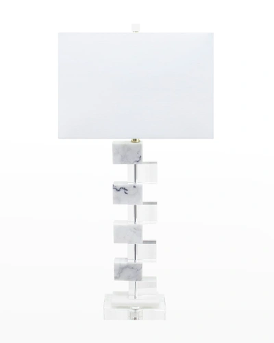 Couture Lamps Jacobs Marble & Crystal Table Lamp