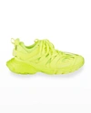 Balenciaga Track Clear-sole Trainer Sneakers, Yellow In Fluo Yellow