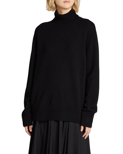 THE ROW STEPNY WOOL-CASHMERE TURTLENECK TOP,PROD238820480