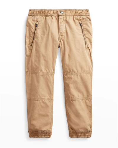 Ralph Lauren Kids' Little Boy's Cotton Poplin Jogger Pants In Camel