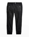 Polo Ralph Lauren Little Boy's Cotton Poplin Jogger Pants In Polo Black