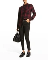 Rails Hunter Button-down Plaid Shirt - Cranberry Ash In Cranberry Ash