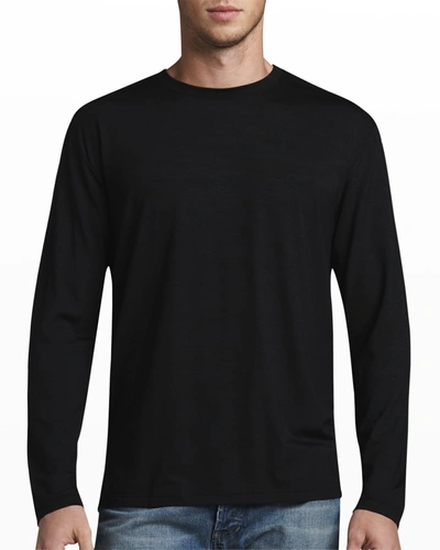 Derek Rose Men's Basel 1 Jersey T-shirt In Black