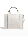 Marc Jacobs Traveler Logo Leather Mini Tote Bag In Cotton