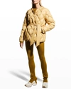 Rag & Bone Rudy Quilted Liner Jacket In Palebeige