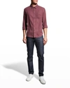 Rails Runson Slim Fit Button-up Shirt In Currant