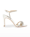 Badgley Mischka Women's Marina Embellished High Heel Sandals In Soft White