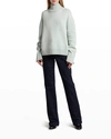 Loro Piana Parksville Cashmere Turtleneck Sweater In 50dw Grayed