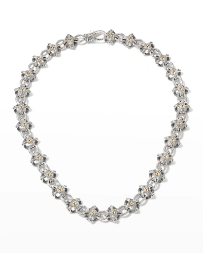 Konstantino Delos Two-tone Necklace In Silver