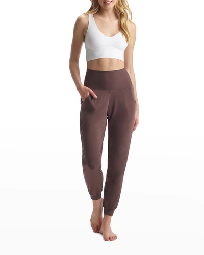 Commando Butter Full-length Jogger Pants In Seal