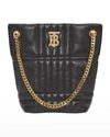 BURBERRY LOLA SMALL TB QUILTED LEATHER CHAIN BUCKET BAG,PROD245080364
