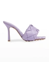 Bottega Veneta The Lido Sandals In Wisteria