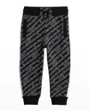 GIVENCHY BOYS' CHAIN PRINT SWEATtrousers,PROD244800315