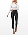 As By Df Kenny Stretch Leather Leggings In Black