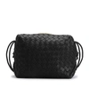 Bottega Veneta Medium Loop Camera Bag In Black/gold