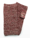 Portolano Cashmere Arm Warmers W/ Thumbhole Cuffs In Bloodstone