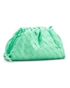 Bottega Veneta &nbsp;mini Pouch Intrecciato Crossbody Bag In Fountain