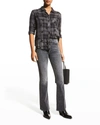Rails Hunter Button-front Plaid Shirt - Ash Twilight Stars In Ash Twilight Star