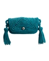 Bottega Veneta Classic Woven Tassel Crossbody Bag In Blaster