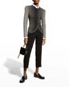 EMPORIO ARMANI KNIT JACKET W/ ASYMMETRICAL OVERLAP,PROD243320252