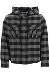 OFF-WHITE OFF-WHITE HOODED FLANNEL SHIRT