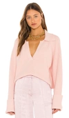 L'academie Harvey Pullover In Pink