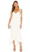 Majorelle Tenleigh Midi Dress In Ivory
