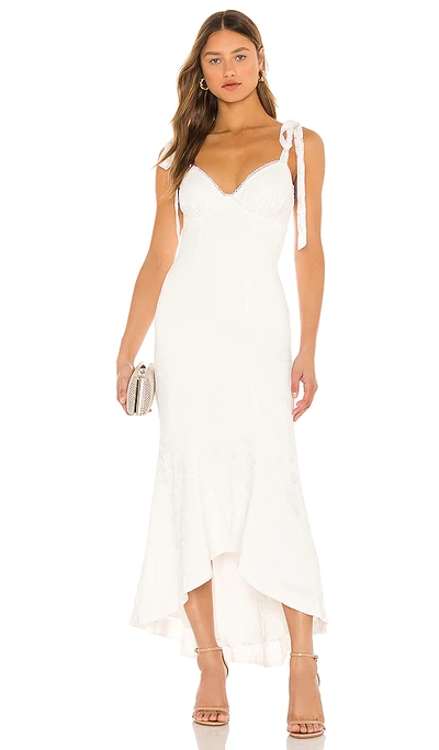 Majorelle Tenleigh Midi Dress In Ivory