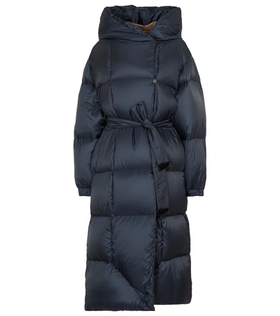 Chico3 MAX MARA 6113562 Max Mara Blue The Cube Taffy Reversible Down Jacket In