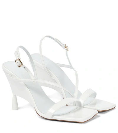 Gia Borghini Gia/rhw Rosie 5皮革凉鞋 In White