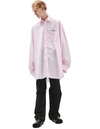 RAF SIMONS PINK OVERSIZE SYNCHRONICITY SHIRT,212-M251-10007-0034