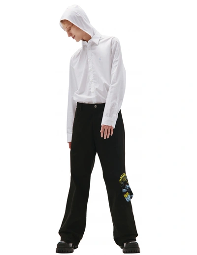 Raf Simons Black Graphic Print Jeans