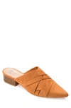 Journee Collection Kalida Pointed Toe Mule In Tan