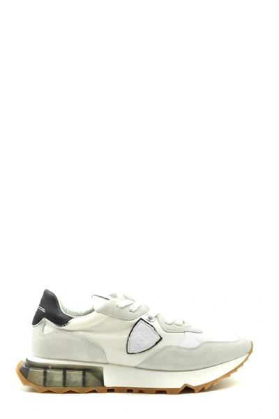 Philippe Model La Rue Mondial Trainers In Leather And Suede In White