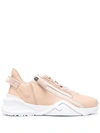 FENDI FLOW LOW-TOP LEATHER trainers