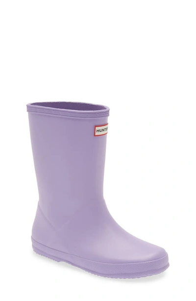 Hunter Kids' First Classic Rain Boot In Lavender Mist