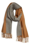 Andrew Stewart Double Face Cashmere Scarf In 026grycm