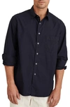 Alex Mill Easy Cotton Button-up Shirt In Washed Black