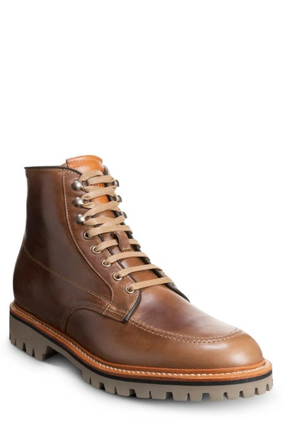 Allen Edmonds Freeport Apron Toe Boot In Brown Leather