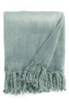 Nordstrom Bliss Plush Throw In Blue Shadow