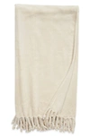 Nordstrom Bliss Plush Throw In Beige Oatmeal