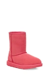 Ugg Kids' Classic Short Ii Water Resistant Genuine Shearling Boot In Strawberry Sorbet
