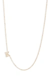 Anzie Diamond Initial Necklace In K